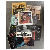 10 VTG LP Vinyl Records Jazz Ella Fitzgerald