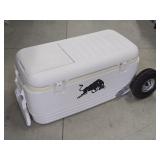 Large Igloo Cooler Ice Chest on Wheels