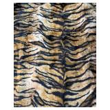 New Velvet Tiger Pattern Throw 48