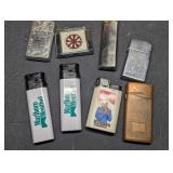 Vintage Lighters, Zippo, Lucky, Park , Marlboro &