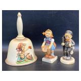 2 Vintage Hummel Figurines Little Helper &