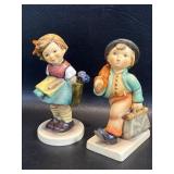 2 Vintage Hummel Figurines Bashful & Merry