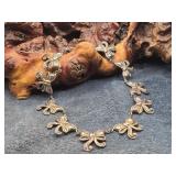 Los Castillo Taxco Sterling Silver Necklace 76g