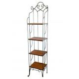 Modern Iron Patio Shelf Unit