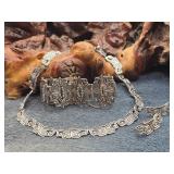 Margot De Taxco Silver Jewelry Ensemble 100g