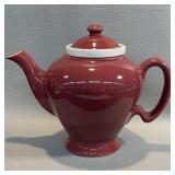 McCormick & Co Cranberry Teapot with Lid and