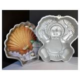 Wilton Cabbage Patch Kid & Seashell Cake Pans
