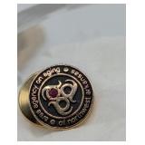 10K YELLOW GOLD ARKANSAS PIN