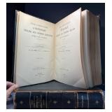 1898 German English Dictionary 2 Volumes Flügel