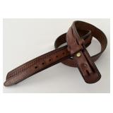 Yoder Brown Leather Belt Ranger Western Style Sz