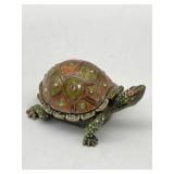 JAY STRONGWATER  BEJEWELED TURTLE TRINKET/JEWELRY
