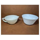 Vintage FireKing And Federal Mixing Bowls