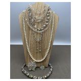 Aurora Borealis Crystal Beads & Faux Pearls