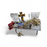 Box Lot- Christmas Decorations, Some In Box