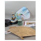 ASIAN THEMED ITEMS INCLUDING BOW & ARROW