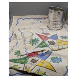 3 EASTERN STAR CALENDARS, OLD MEASURE CUP & NEWER