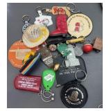 Lot of VTG Key Rings/ Key FOB