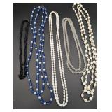 Vintage Czech Glass Beaded Necklace Collection