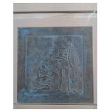 TOM LAI ETCHING ORIGINAL SIGNED 10" X 10"