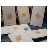 Early US Washington Stamps on Photographs