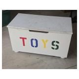 Vintage Toy Box w/ Soft Close Lid