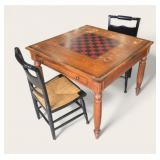 Modern Gaming Table w/ Vintage Tell City Chairs