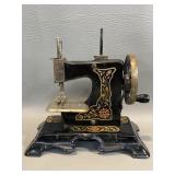 Antique Casige German Toy Sewing Machine , Wheel