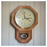 Regulator School Clock Handcrafted-Clock is