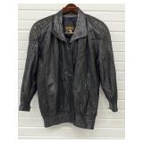 Vintage 80s? Black Leather Textured Australian