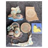 SOUTHWESTERN DECOR PAINTED AND/OR ENGRAVED TILE,