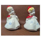 Vintage Hull Red Riding Hood Shakers