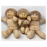 3 Cabbage Patch Dolls, Boys , 2 85, 1 84 , No