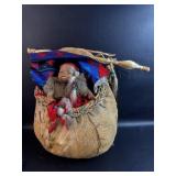 Native American Style Pappossa Handmade Natural