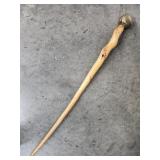 Wizard Wand Walking Stick Brass Head