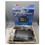 NEW 7" PORTABLE DIGITAL LCD TV BY DIGITAL PRISM