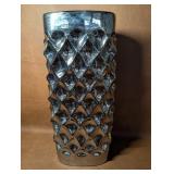 Chrome Toned Floor Vase/Umbrella Stand with