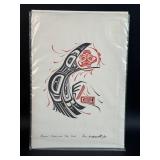 Ken Mowatt Card Reproduction from Screen Print