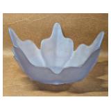 Vintage Viking Glass Lotus Bowl, Lavender