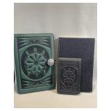 New Leather Covers Journal & Note Pad w/ Embossed