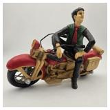 Harley Davidson Panhead Motorcyclist Figurine