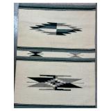 VTG Hand Woven Wool Ortega Runner Chimayo New