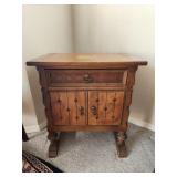 Vtg Bedside Table Nightstand