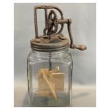 Vintage Dazey Hand-Cranked Butter Churn 34B ,