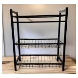 Small Metal Storage shelf w/ Baskets Never Used
