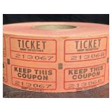 NOS ROLL OF RAFFLE TICKETS