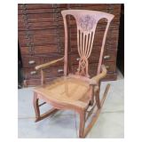 Antique Low Profile Rocking Chair