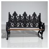 Dolls Iron & Wood Park Bench Needs Re-enforced