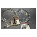 Glass Pie Pans, Knife Sharpener ++