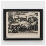 8" x 10" "To Rail" Signed Industrial Noir