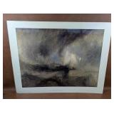 J.M.W. Turner Print SNOW STORM: STEAM BOAT OFF A